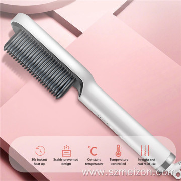 Professional Ceramic Flat Iron Hair Straightener Brush